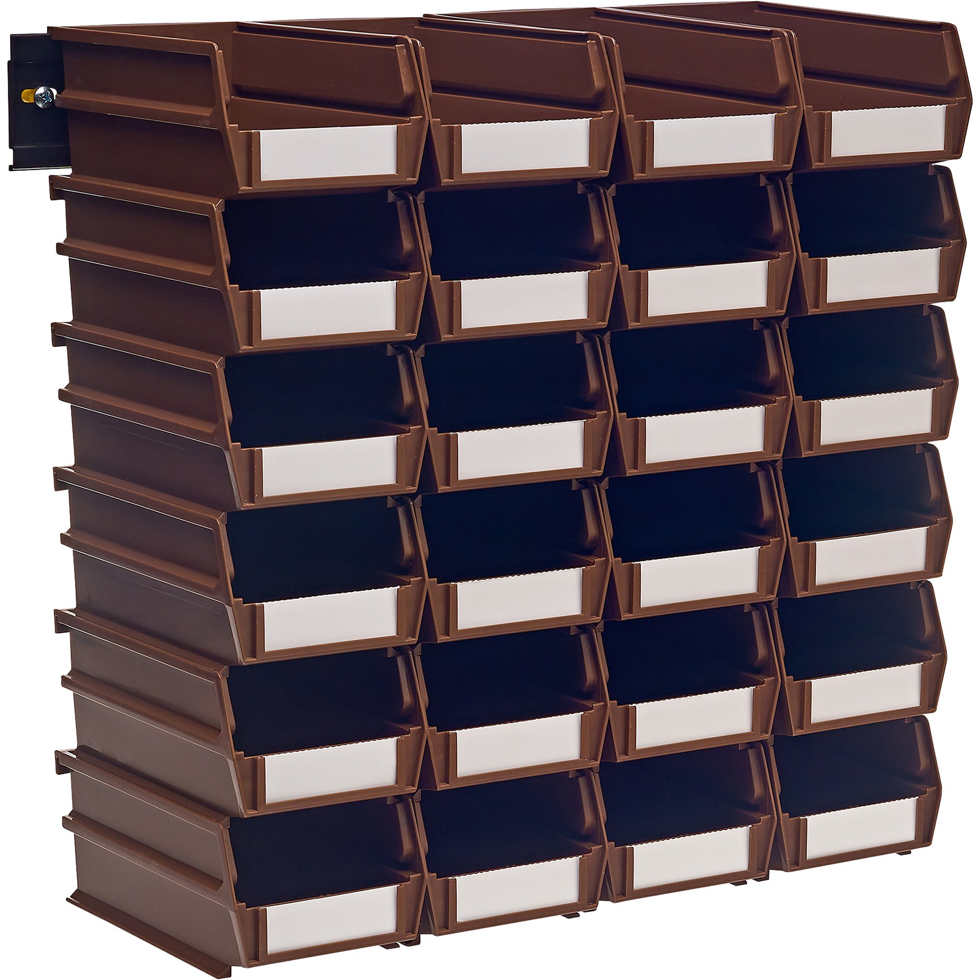 Triton LocBins with Wall-Mount Rails — 24-Pk.